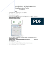 Module 11 - Introduction To Labview Programming Including Arduino Toolkit