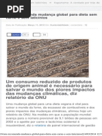 ONU recomenda mudança global para dieta sem carne e sem laticínios – Portugal Mu