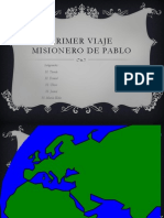 Primer Viaje Misionero de Pablo