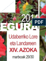 Segurako XIV. Lore Eta Landare Azoka / XIV Feria de Flores y Plantas