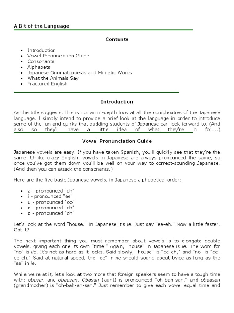 A Bit Of The Language Kanji Alphabet