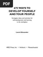 675 Ways To Develop Yourself and Your People