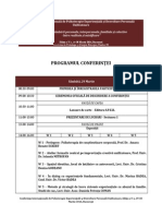 Program Conferinta 2014