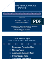 Pembelajaran Dasar-Dasar Pendidikan Moral (Compatibility Mode)