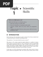 Topic 1 Scientific Skills