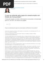 EBEJI - Regra Do Caveat Emptor Em Direito Do Consumidor
