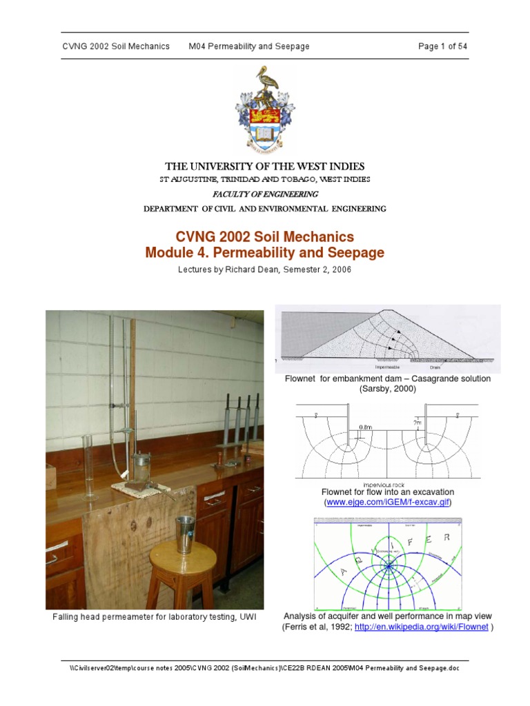 Understanding Permeability and Seepage | PDF | Soil Mechanics ...