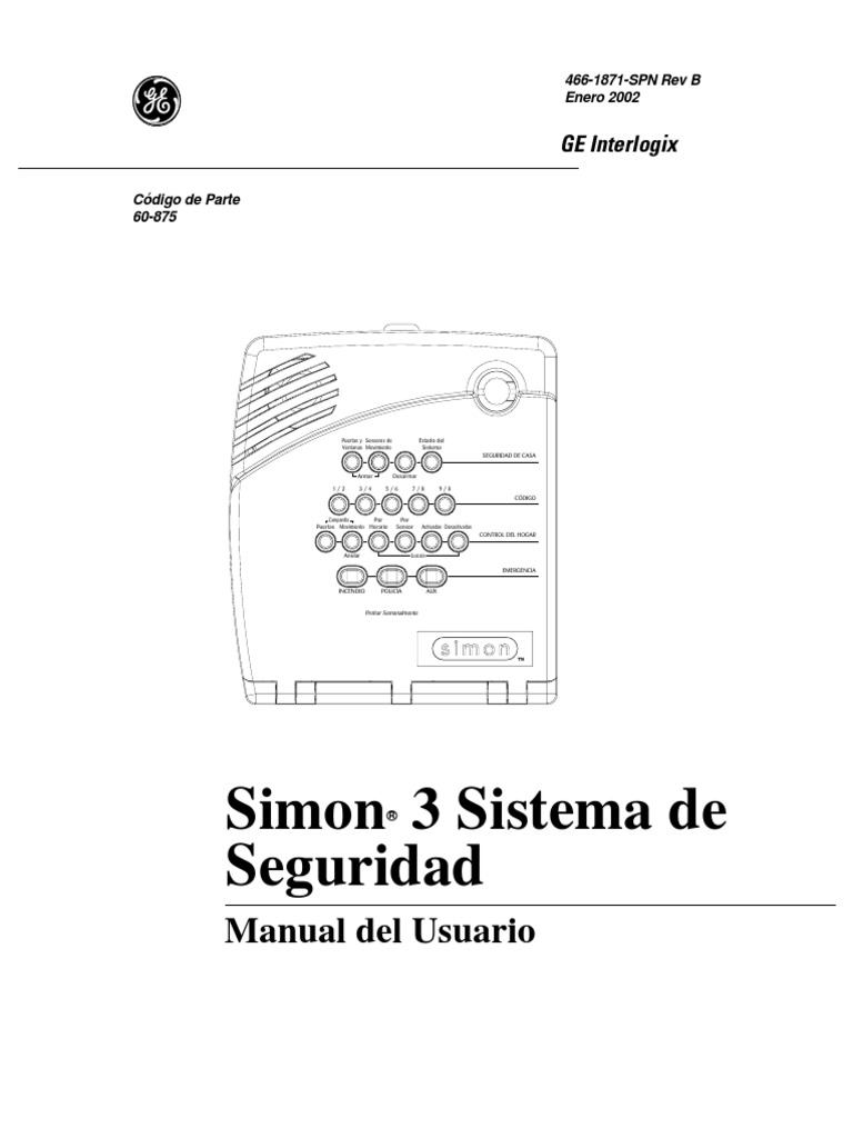 Manual Simon V3 Español (Clasica) | PDF | Teclado | Caldera