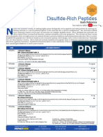 Disulfide-Rich Peptides Product Brochure