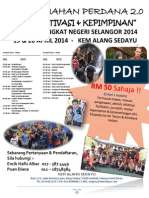 Flyers Perkhemahan Perdana 2014 - 19 & 20 April 2014