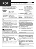 Honeywell 5800C2W Installation Manual