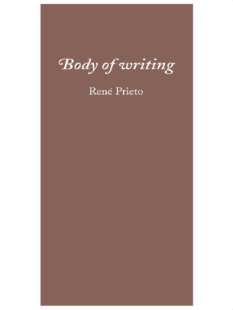 René Prieto-Body of Writing - Figuring Desire in Spanish American Literature pic