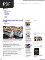 Desmilitarizar a segurança_ por quê e como