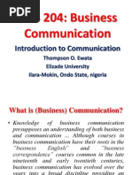 Business Communication 