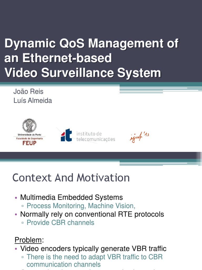 Dynamic QoS For Video Systems PDF 1