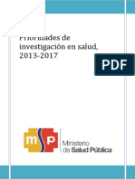 Prioridades Investigacion Salud2013-2017