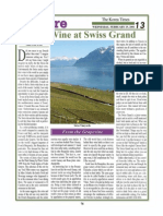 Swiss Wine at Swiss Grand: The Korea Times