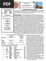 St. Michael's March 16, 2014 Bulletin