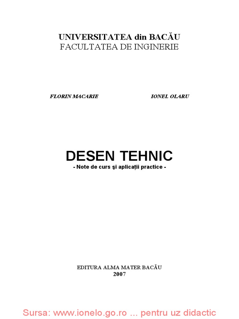Desen Tehnic Generalitati | PDF