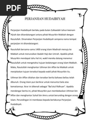 Perjanjian Hudaibiyah Pdf