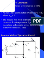 Inverter Mode of Operation