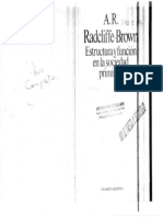 Radcliffe Brown Estructura y Funcion en La Sociedad Primitiva1