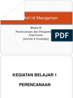 EKMA4116 Manajemen - Modul 3