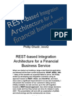 REST-based Integration Architecture for a Financial Business Service