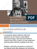 Antecedentes Del Movimiento Revolucionario