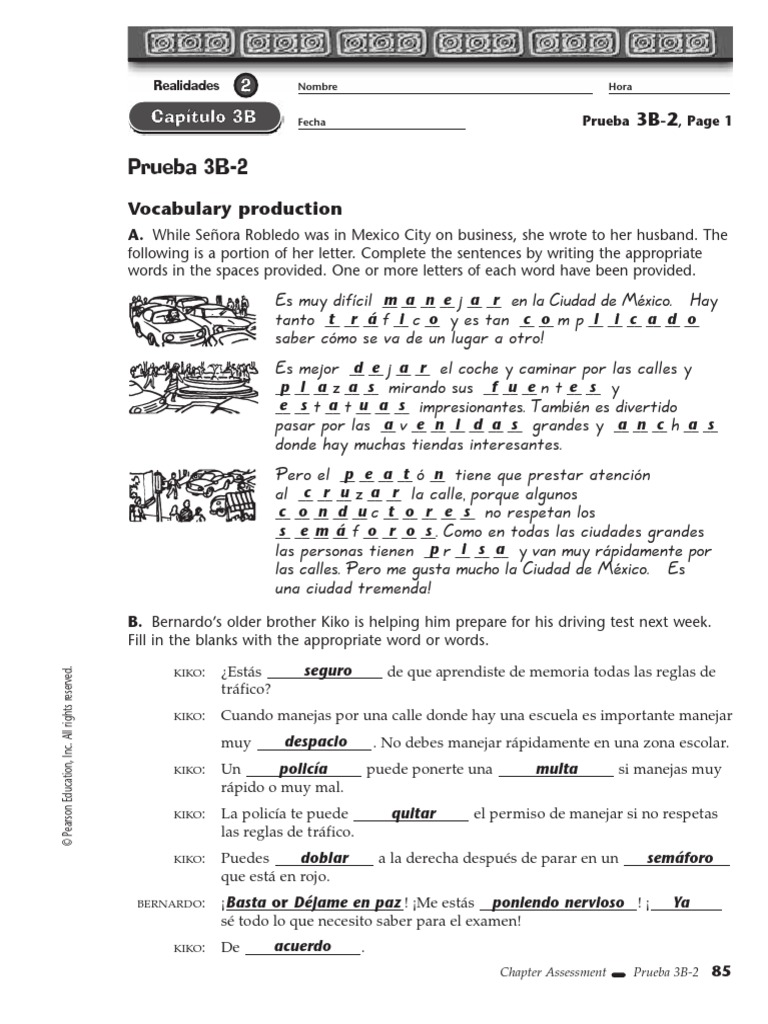 Prueba 3 B 2 Ocio
