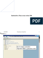 Instructivo Crear Avisos M0 en SAP