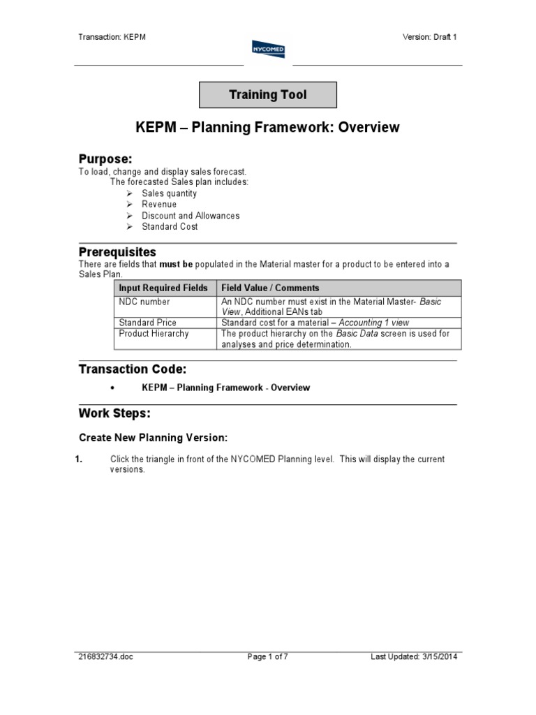 KEPM Planning Framework Overview | PDF | Business Economics | Economics