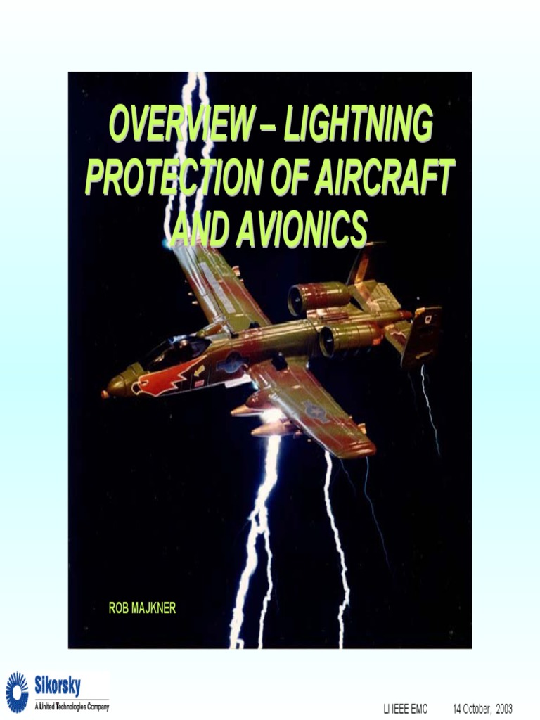 Lightning Protection Aircraft Avionics PDF Lightning Compatibility