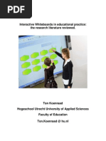 Download Interactive Whiteboards in educational practice by Koenraad SN21254905 doc pdf