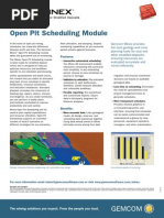 Gemcom Minex OpenPitScheduling DS