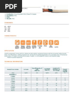 Conductor: Fine-Stranded Wire (Class 5) Copper 2. Insulation: PVC 3. Filler 4. Sheath: PVC