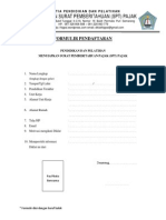 Formulir Pendaftaran Polines1