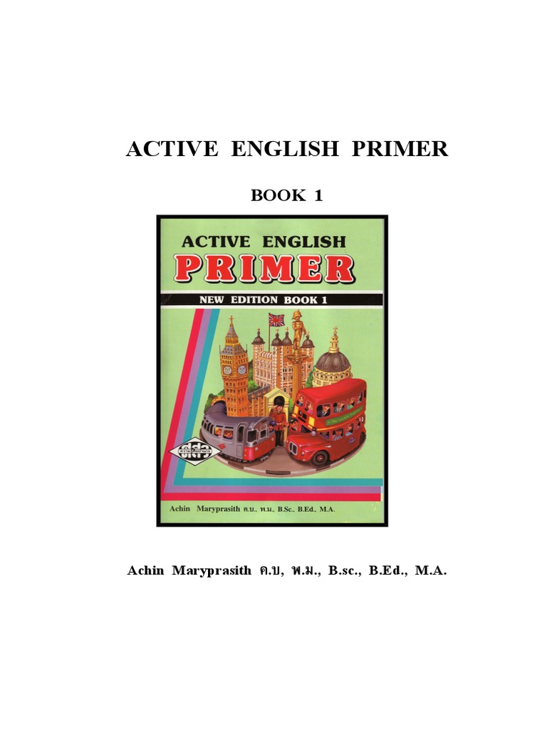 คู่มือครู English Primer Book 1