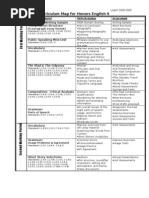 Curriculum Map For English 9 Honors