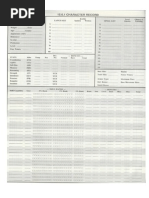 MERP Character Sheet Template | PDF