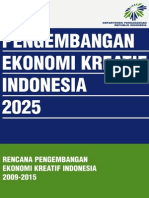 Buku 2 Rencana Pengembangan Ekonomi Kreatif Indonesia 2009-2015