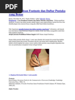 Download Cara Penulisan Footnote Dan Daftar Pustaka Yang Benar by Darkn Bacteriofag SN212575579 doc pdf