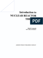 John R. Lamarsh - Introduction To Nuclear Reactor Theory