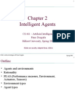 Intelligent Agents: CS 461 - Artificial Intelligence Pinar Duygulu Bilkent University, Spring 2008