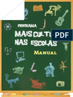 Manual de Orientações - Programa Mais Cultura Nas Escolas