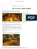 Quedó inaugurada “la nueva” plaza Uruguay