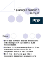 S3-A produção de bens e serviços