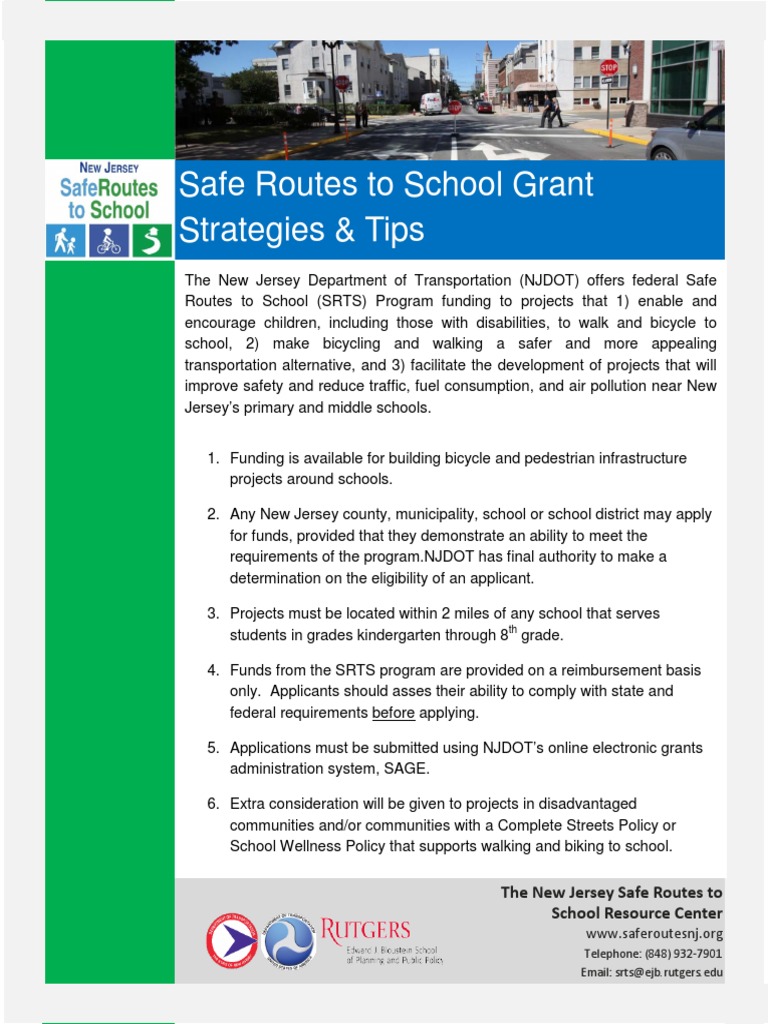 Safe Routes to School Grant Strategies & Tips Transport Business