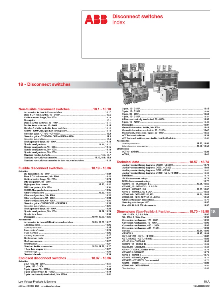 Abb Switch Catalog Switch Mains Electricity