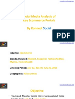 Social Media Analysis of Key Ecommerce Portals by Konnect